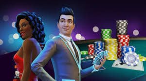 Responsible gaming reminders beside a live casino themed mobile screen