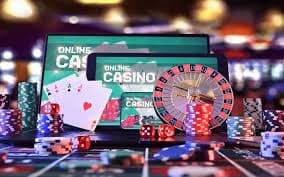 Bangladesh adult browsing live casino categories on a red themed phone